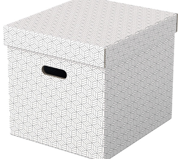 Esselte Home tárolódoboz, kocka alakú, fehér, 3db