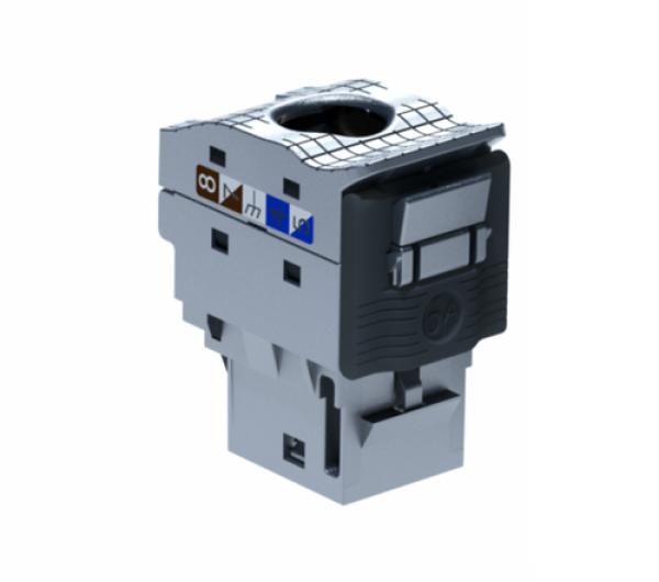 Legrand 632905 Linkeo C Cat.6A STP RJ45 árnyékolt 500Mhz Keystone jack készlet 24db