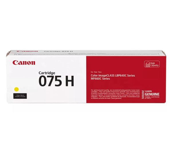Canon CRG075H Toner Yellow 2500 oldal kapacitás