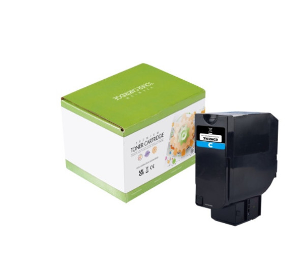 Utángyártott LEXMARK CS725/CX725 toner Cyan 12 000 oldal kapacitás /74C2HC0/ SCC