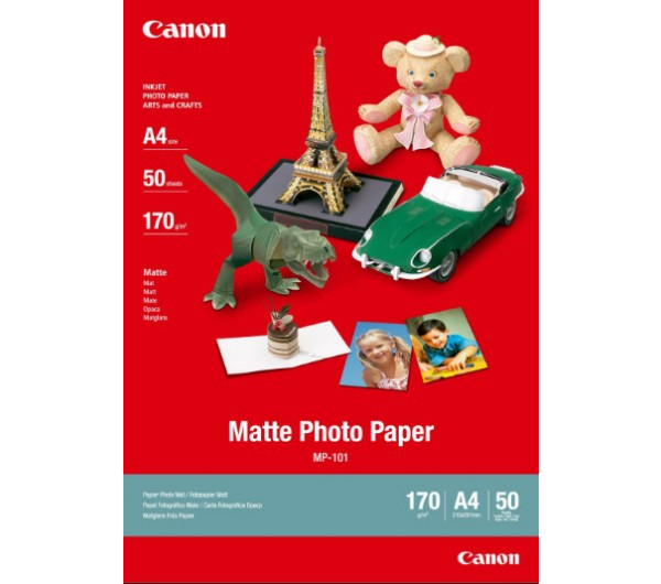 Canon MP-101 matt fotópapír (A/4, 50 lap, 170g)