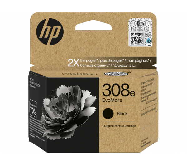 HP 7FP22UE Tintapatron Black 320 oldal kapacitás No.308 EvoMore