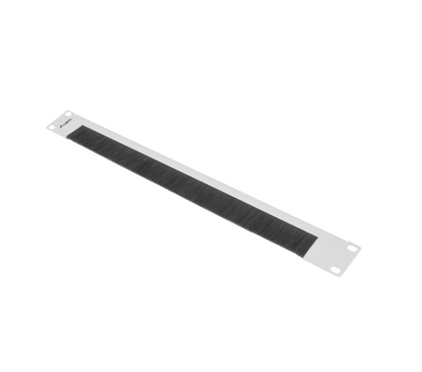 Lanberg AK-1103-S 19" 1U egyik oldalán nyitott fésűs szürke kábelrendező