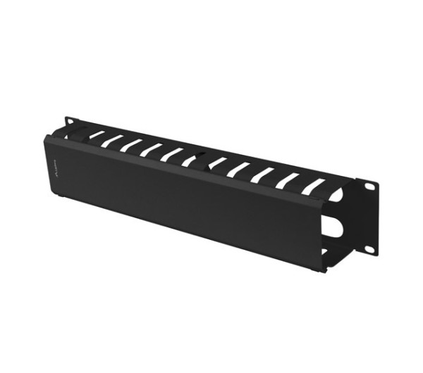 Lanberg AK-1705-B 19" 2U csatornás fém fekete kábelrendező