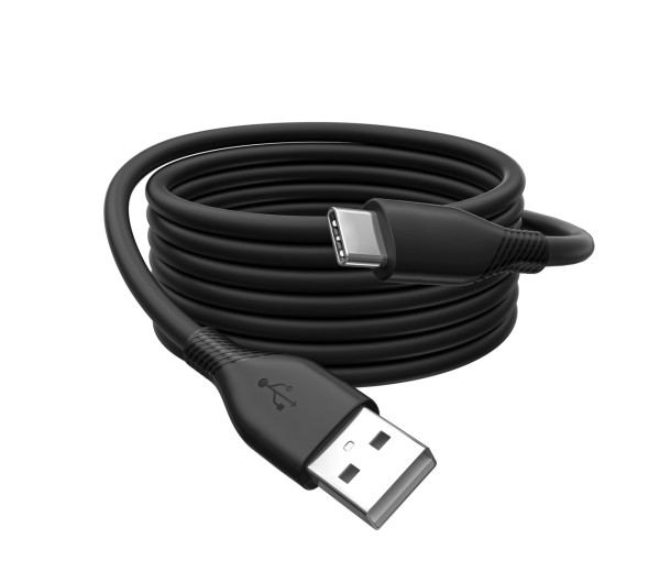 DIGITUS AK-300340-020-S High Speed USB-A 2.0 - USB Type-C szilikon kábel 2m