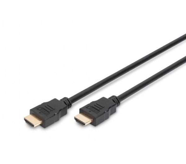DIGITUS AK-330107-050-S High Speed UHD 4K 3D 30Hz 2.0 aranyozott Ethernet HDMI kábel 5m