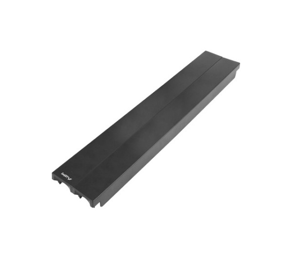 Lanberg AKP-1402-B 19" 2U műanyag fekete tűzálló vakpanel