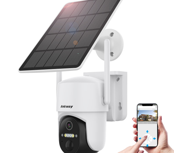 Ankway-Choetech PTZ, napelemes, CSAK Wi-Fi, kamera
