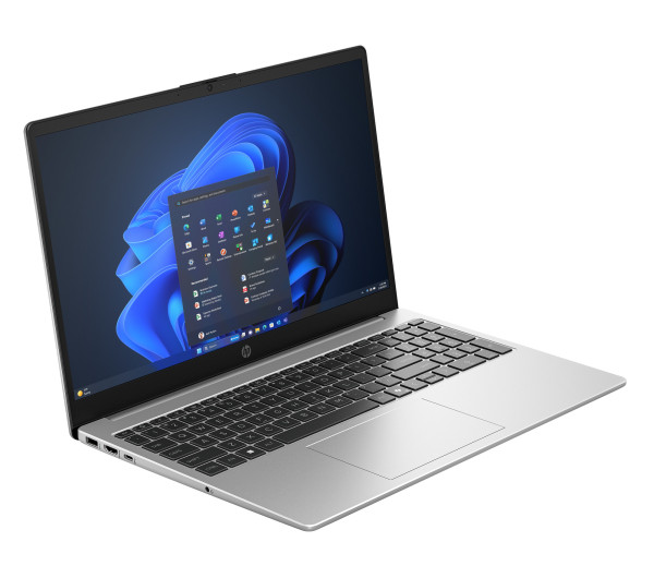HP255RG10, 15.6"" FHD AG UWVA  300Nits, AMD Ryzen 5 7535U, 8GB, 512GB PCIe SSD, RadeonT 660M, Silver, DOS, 3 év garancia,háttérviágításos billentyűzet, ujjlenyomat olvasó