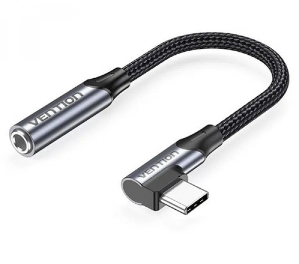 VENTION USB-C M - 3.5M Jack Adapter 90 fokos 0.1M