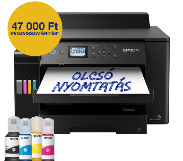 Epson EcoTank L11160 A3+ színes tintasugaras egyfunkciós nyomtató
