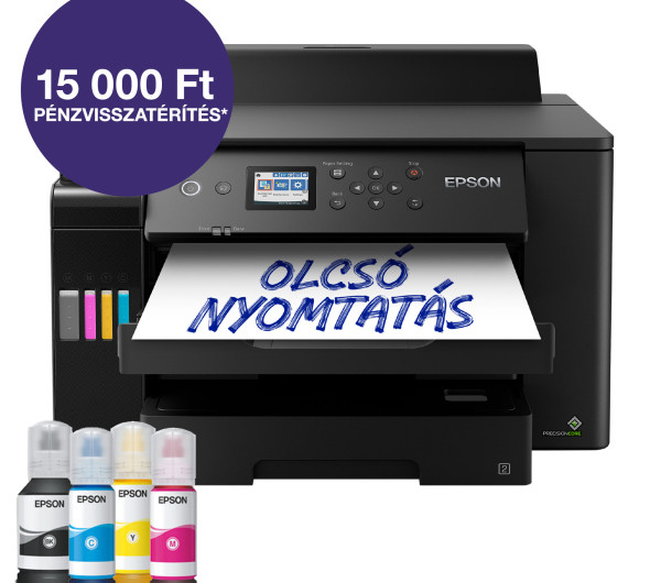 Epson EcoTank L11160 A3+ színes tintasugaras egyfunkciós nyomtató