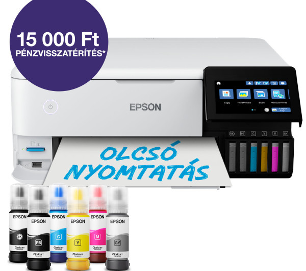 Epson EcoTank L8160 színes tintasugaras multifunkciós fotónyomtató