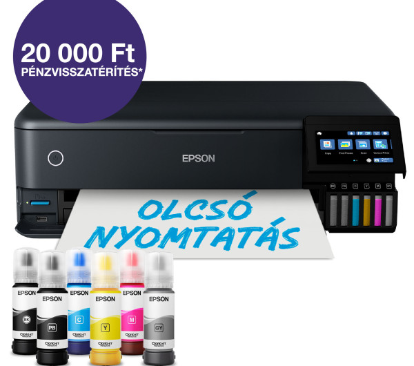 Epson EcoTank L8180 A3+ színes tintasugaras multifunkciós fotónyomtató