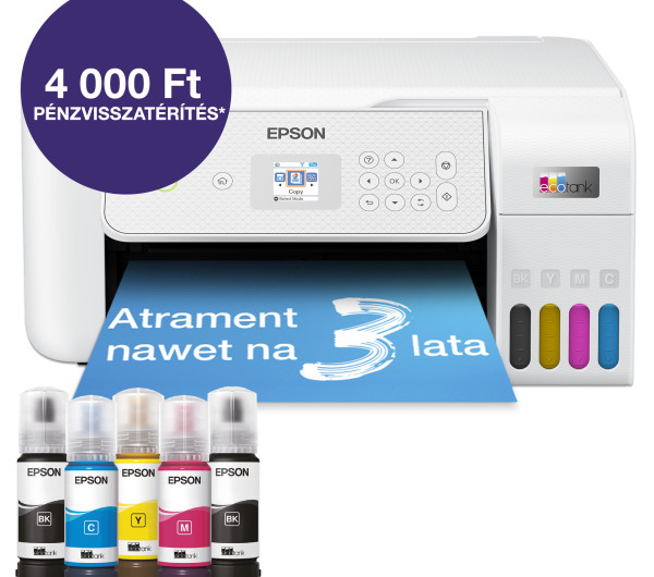 Epson EcoTank L3286 színes multifunkciós nyomtató FEHÉR
