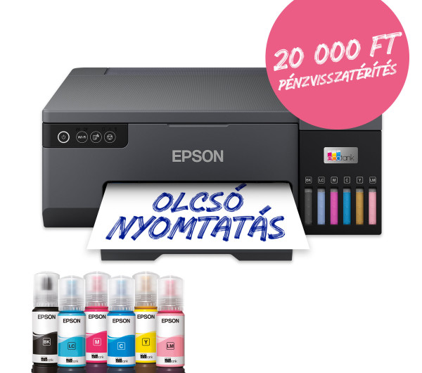 Epson EcoTank L8050 A4 színes tintasugaras fotónyomtató
