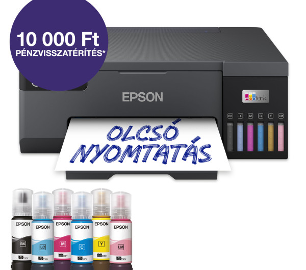 Epson EcoTank L8050 A4 színes tintasugaras fotónyomtató