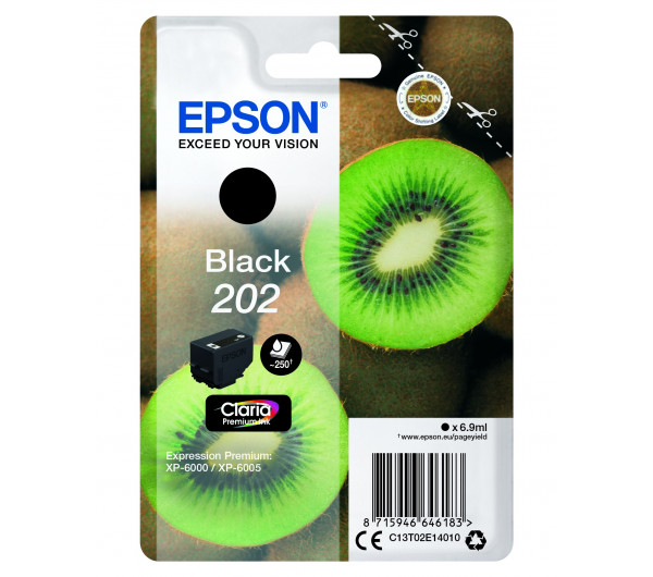 Epson T02E1 Tintapatron Black 6,9ml No.202