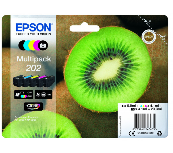 Epson T02E7 Multipack 23,3ml No.202
