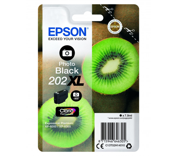 Epson T02H1 Tintapatron Photo Black 7,9ml No.202XL