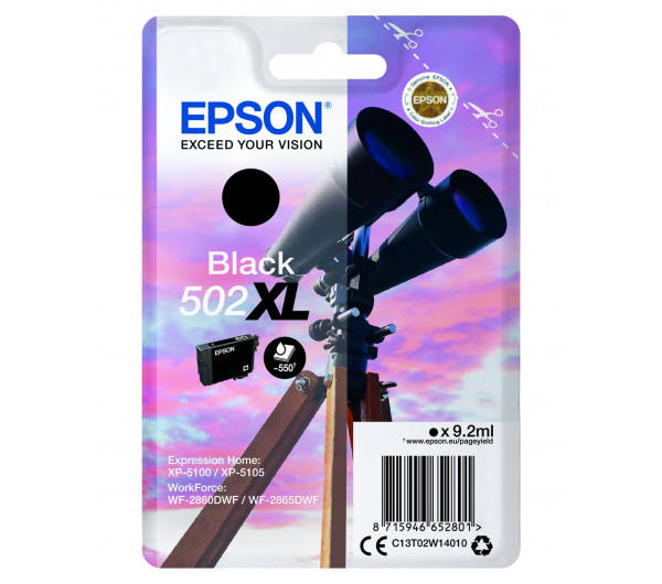 Epson T02W1 Patron Black 9,2ml /o/ No.502XL