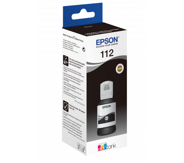 Epson T06C1 Tinta Black 127ml No.112 