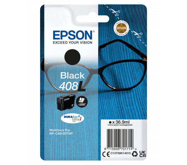 Epson T09K1 Tintapatron Black 36,9ml No.408L