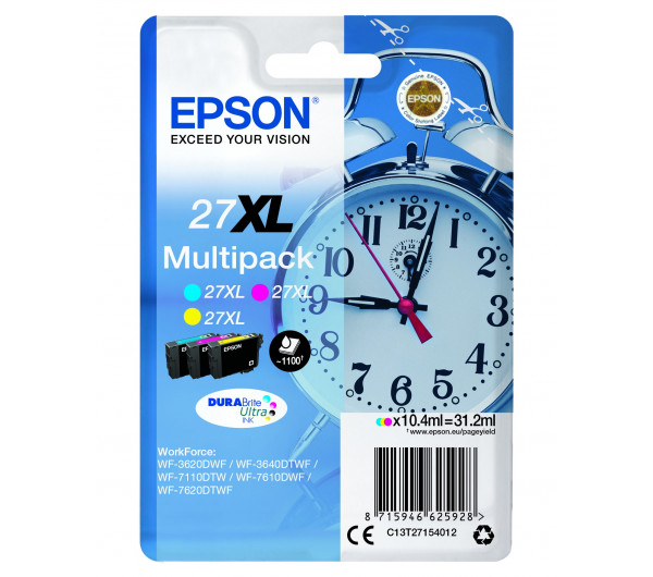 Epson T2715 Tintapatron MultiPack 31,2ml No.27XL