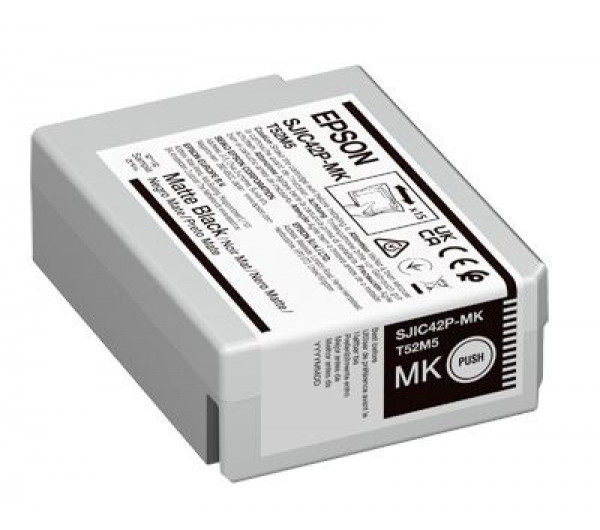 Epson SJIC42P(MK) C4000 Tintapatron Matt Black 50ml 