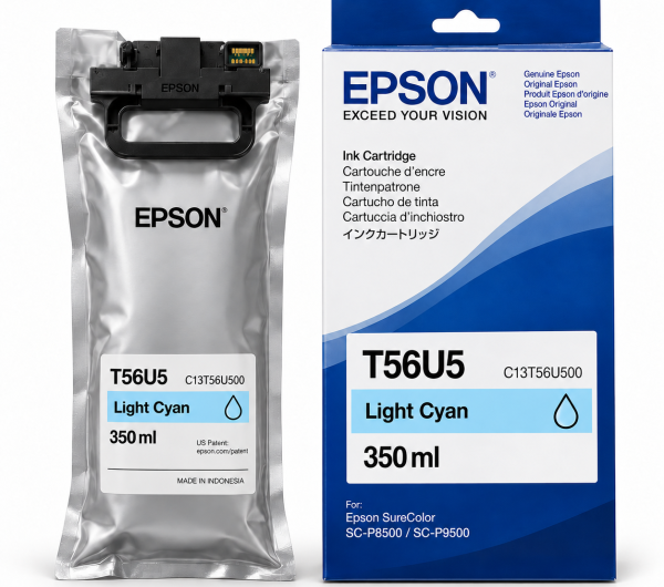 Epson T56U5 Tintapatron Light Cyan 350ml