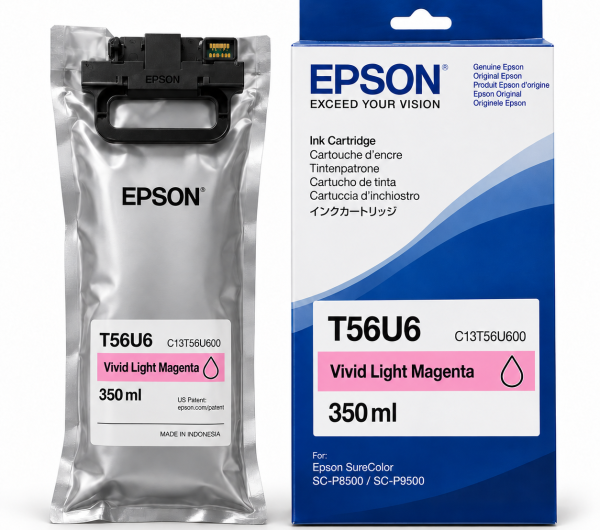 Epson T56U6 Tintapatron Vivid Light Magenta 350ml