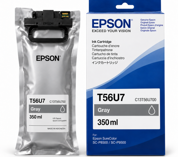 Epson T56U7 Tintapatron Light Black 350ml