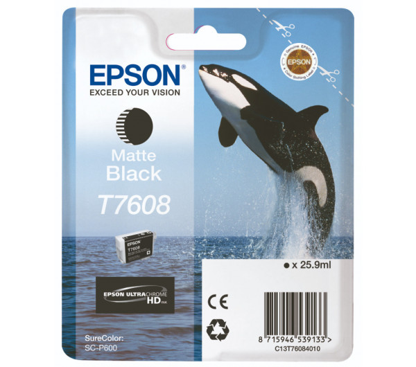Epson T7608 Patron Matt Bk 26ml /o/