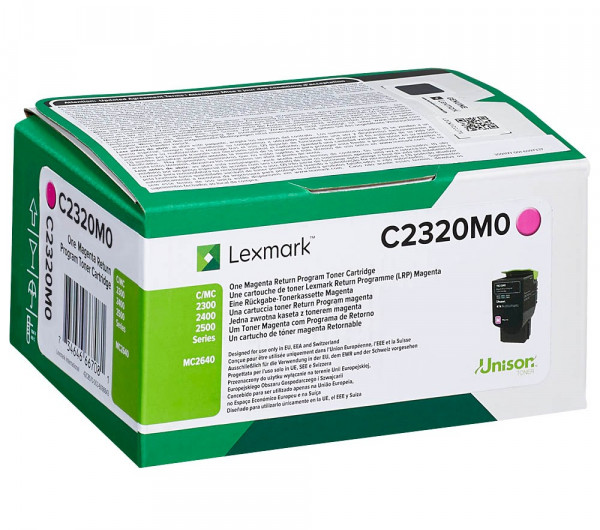 Lexmark C2320M0 Magenta toner 1k /o/ 