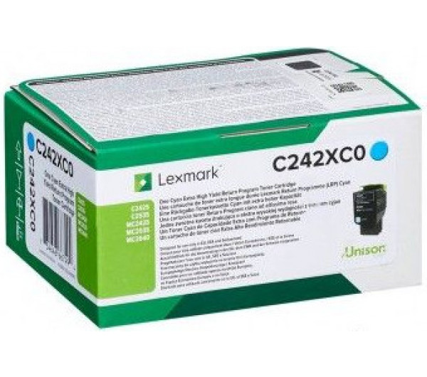 Lexmark C2535 Cyan toner 3,5k /eredeti/