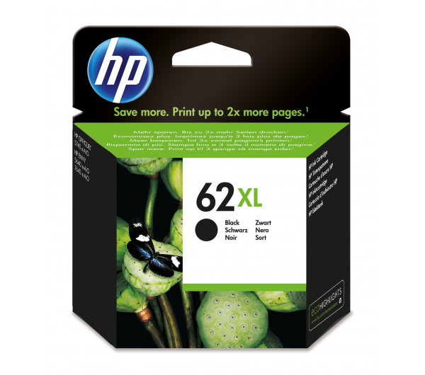HP C2P05AE Tintapatron Black 600 oldal kapacitás No.62XL