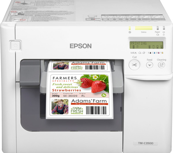 Epson Colorworks C3500 színes tintasugaras címke nyomtató