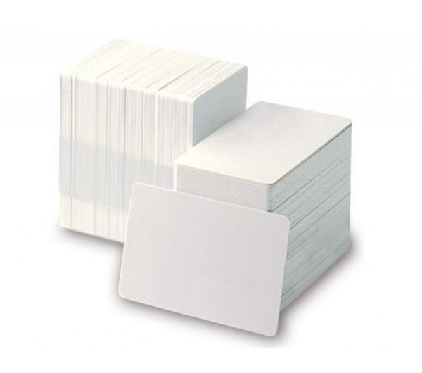 Plasztikkártya PVC üres fehér (0,76mm) 100 db/csomag