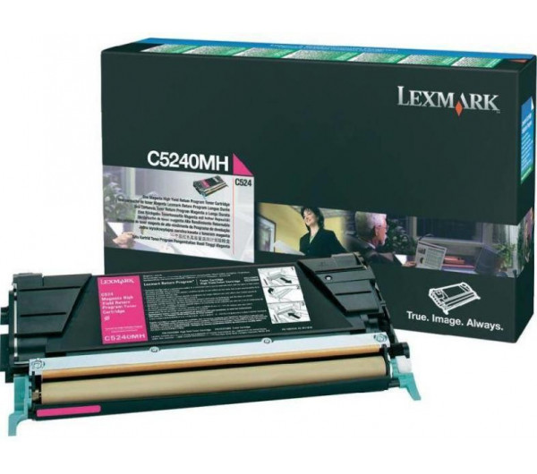 Lexmark C524/534 High Return Toner Magenta 5K (Eredeti) C5240MH