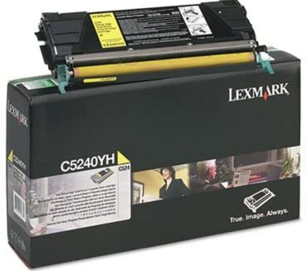 Lexmark C524/534 High Return Toner Yellow 5K (Eredeti) C5240YH