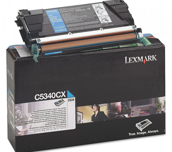 Lexmark C534 Return Toner Cyan 7K (Eredeti) C5340CX