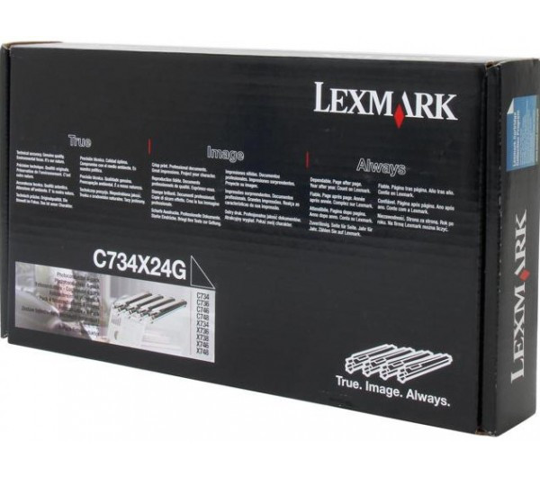 Lexmark C734/746 Drum kit 4db 20k each (Eredeti) C734X24G