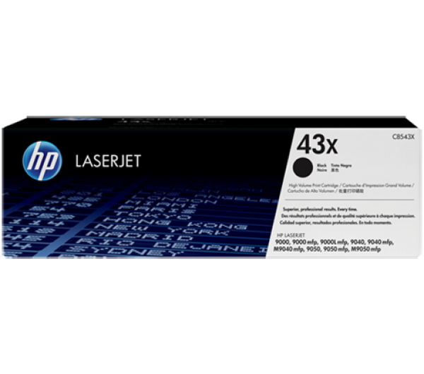 HP C8543X Toner Black 38.000 oldal kapacitás No.43X