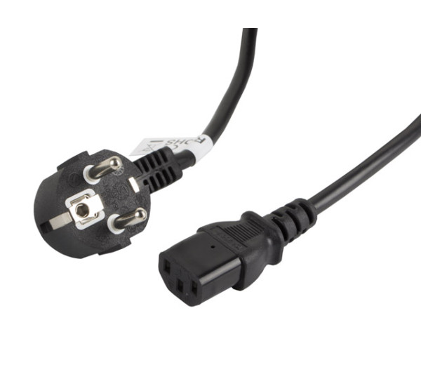 Lanberg CA-C13C-11CC-0030-BK IEC320 C13 10A fekete tápkábel 3m