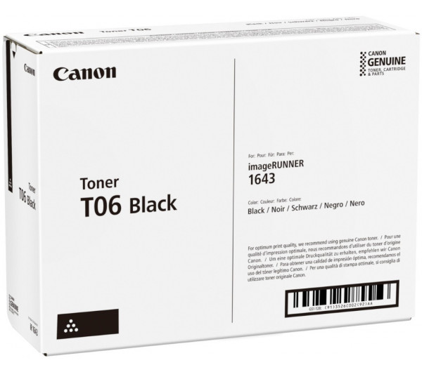Canon T06 Toner Black 20.500 oldal kapacitás