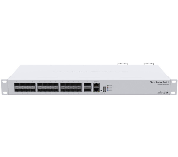 MikroTik CRS326-24S+2Q+RM 19" 1U 24x10G SFP+ 2x40G QSFP+ port Cloud Router Switch