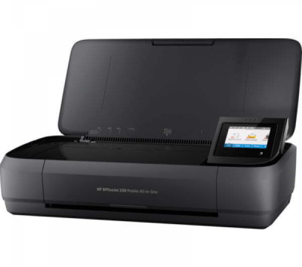 HP OfficeJet 250 A4 színes tintasugaras multifunkciós hordozható nyomtató fekete

