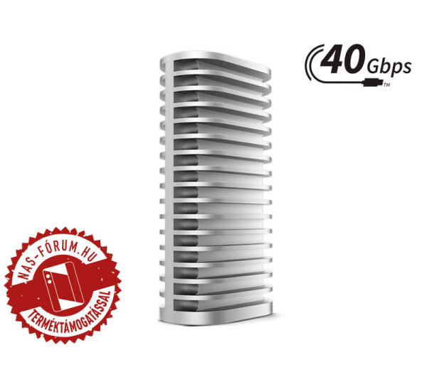TerraMaster D1 SSD Plus 1 modulos NVMe M.2 2280 SSD USB4 3.2 40Gbps MAX:8TB kompakt hordozható DAS
