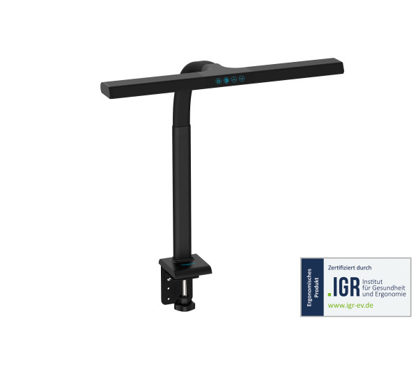 DIGITUS DA-90490 1025lm 7W 50cm asztali fekete LED lámpa
