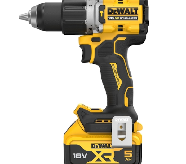 DEWALT Ütvefúró-csavarozó, 18V, XR, kefe nélküli, 2x5Ah